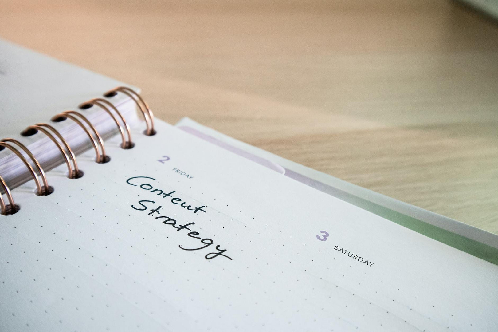 notes in a calendar
