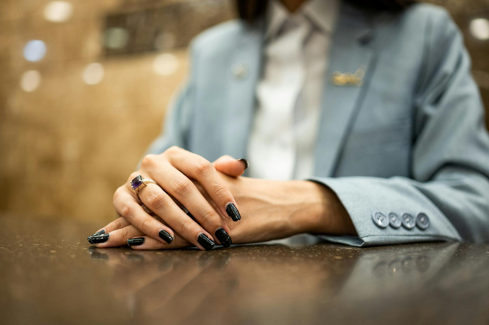 From Freelancer to Info Product Creator: The Complete Roadmap (2025) 6 elegant woman s hands with black nail polish