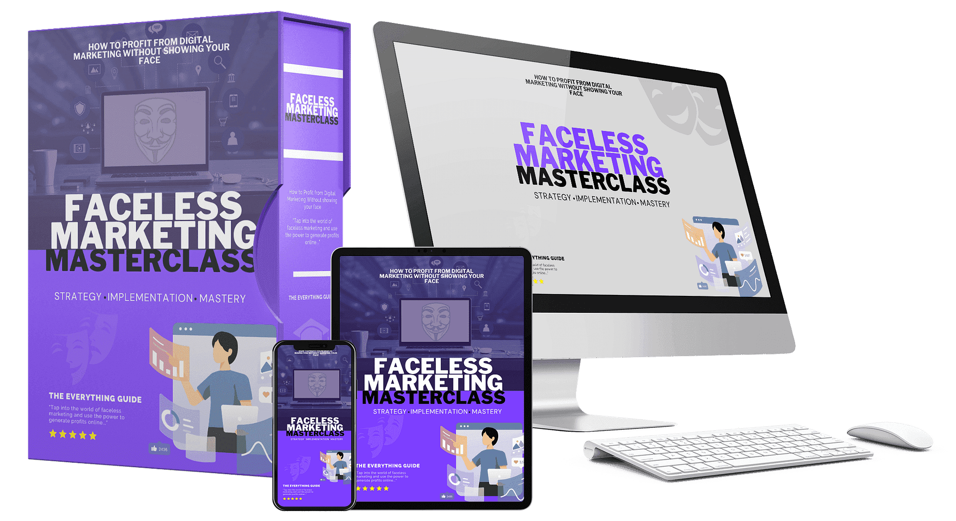 Download Your Core Training And Bonuses Below: Faceless Marketing Masterclass GUIDE Faceless Marketing Masterclass Checklist Unlock and leverage the Power of SEO for Your Faceless Marketing Campaign